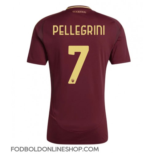 AS Roma Lorenzo Pellegrini #7 Hjemmebanetrøje 2024-25 Kortærmet